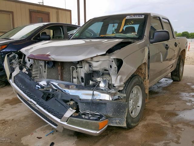 1GCCS138868195158 - 2006 CHEVROLET COLORADO TAN photo 2