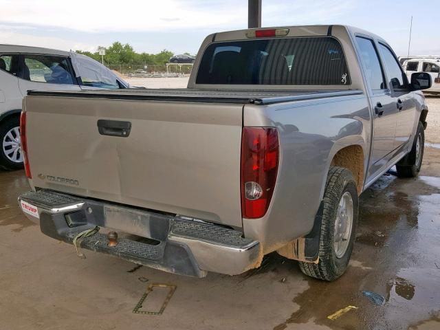 1GCCS138868195158 - 2006 CHEVROLET COLORADO TAN photo 4