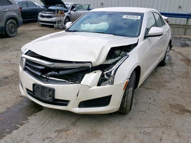 1G6AG5RXXD0142099 - 2013 CADILLAC ATS WHITE photo 2