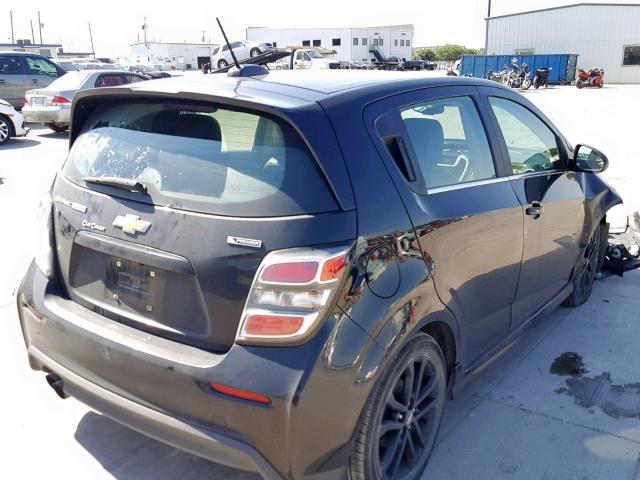 1G1JF6SB4H4151487 - 2017 CHEVROLET SONIC PREM BLACK photo 4