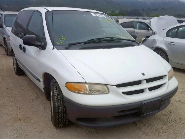 2B4GP25R5YR866675 - 2000 DODGE CARAVAN WHITE photo 1