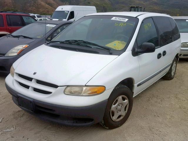 2B4GP25R5YR866675 - 2000 DODGE CARAVAN WHITE photo 2