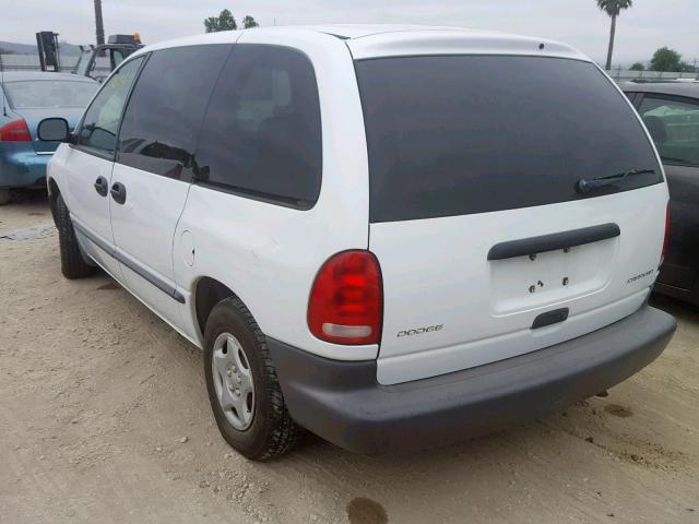 2B4GP25R5YR866675 - 2000 DODGE CARAVAN WHITE photo 3