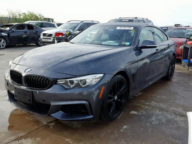 WBA4B1C50FD955386 - 2015 BMW 435 I GRAY photo 2