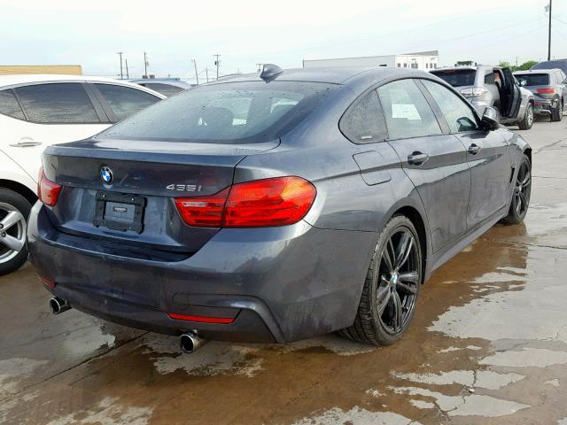 WBA4B1C50FD955386 - 2015 BMW 435 I GRAY photo 4