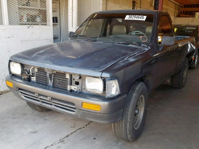 JT4RN81A1M0077027 - 1991 TOYOTA PICKUP 1/2 GRAY photo 2