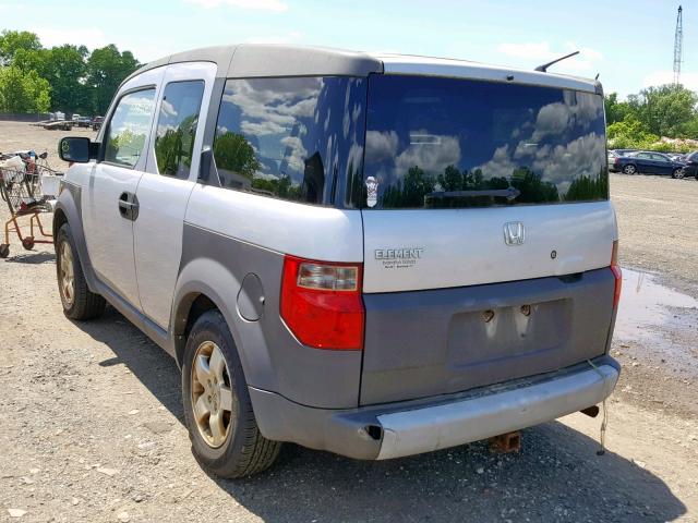 5J6YH28524L032731 - 2004 HONDA ELEMENT EX SILVER photo 3