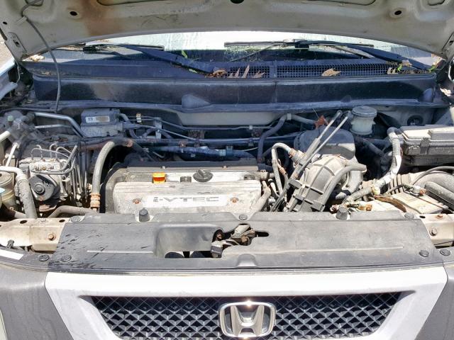 5J6YH28524L032731 - 2004 HONDA ELEMENT EX SILVER photo 7