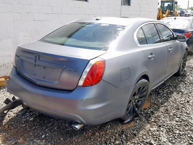 1LNHM93R49G616709 - 2009 LINCOLN MKS GRAY photo 4