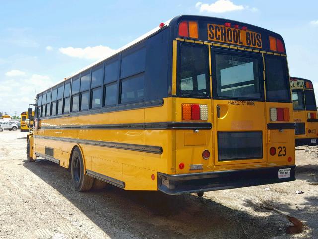 4UZABRDC98CZ10677 - 2008 FREIGHTLINER CHASSIS B2 YELLOW photo 3