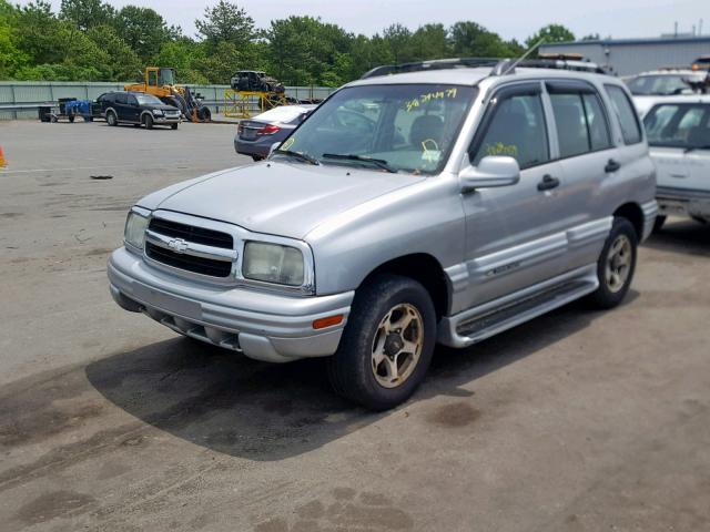 2CNBJ634716958791 - 2001 CHEVROLET TRACKER LT SILVER photo 2