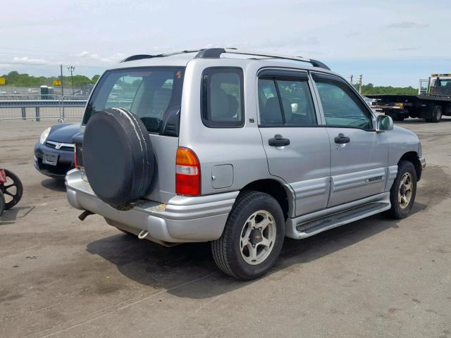 2CNBJ634716958791 - 2001 CHEVROLET TRACKER LT SILVER photo 4