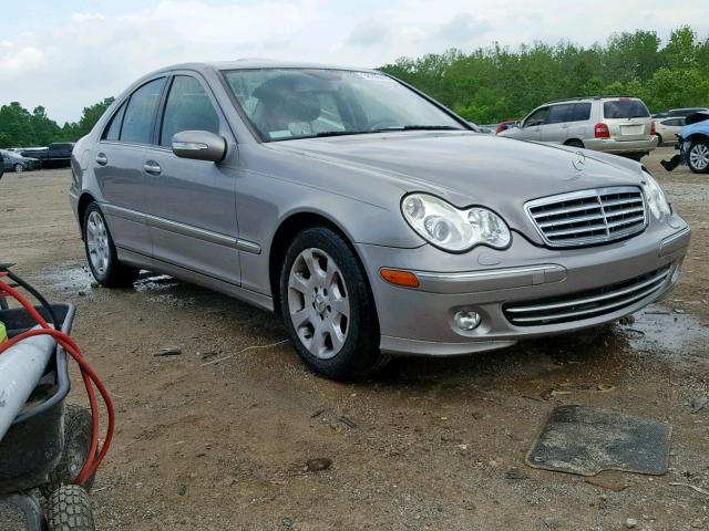 WDBRF92JX6F797667 - 2006 MERCEDES-BENZ C 280 4MAT SILVER photo 1