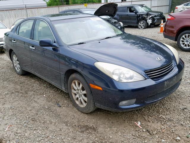 JTHBF30G930141626 - 2003 LEXUS ES 300 BLUE photo 1