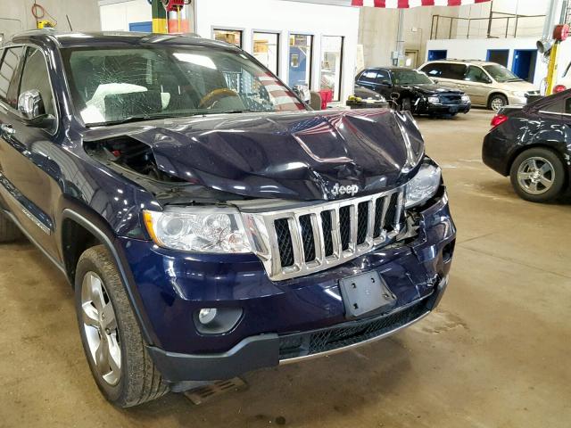 1C4RJFCG9CC272369 - 2012 JEEP GRAND CHER BLUE photo 9