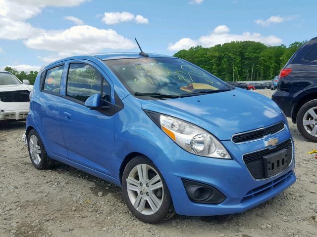 KL8CB6S95EC489614 - 2014 CHEVROLET SPARK LS BLUE photo 1