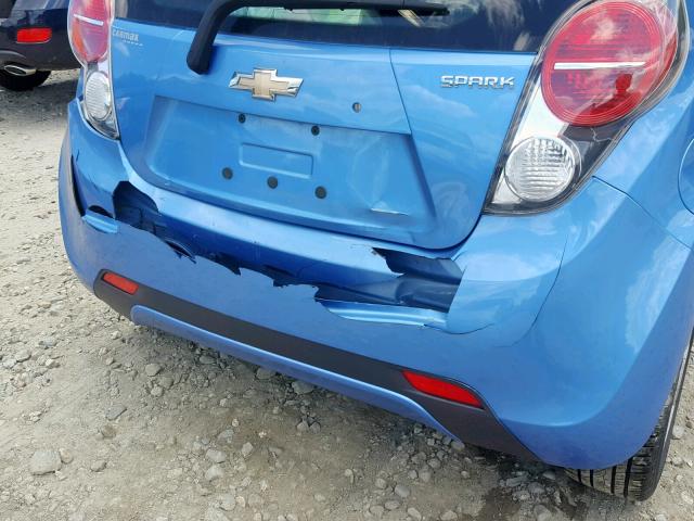 KL8CB6S95EC489614 - 2014 CHEVROLET SPARK LS BLUE photo 9