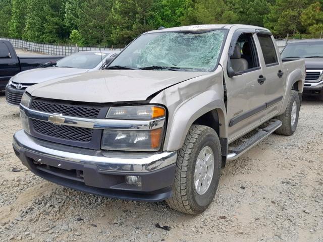 1GCDT136448189130 - 2004 CHEVROLET COLORADO TAN photo 2