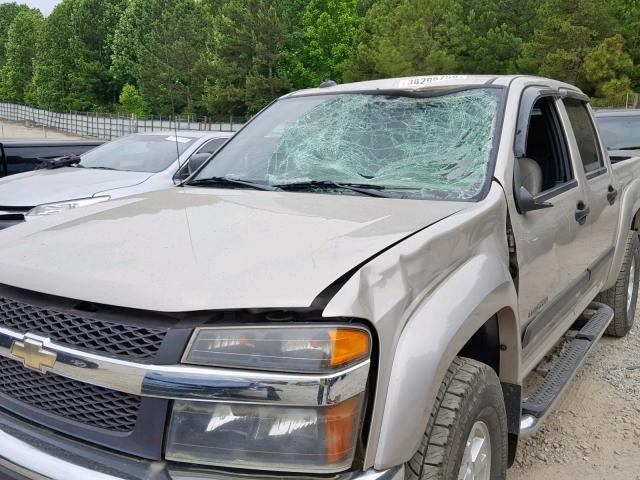 1GCDT136448189130 - 2004 CHEVROLET COLORADO TAN photo 9