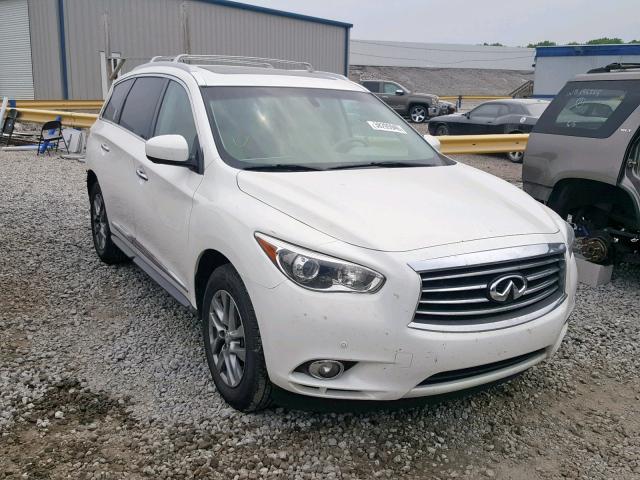 5N1AL0MN8DC317493 - 2013 INFINITI JX35 WHITE photo 1