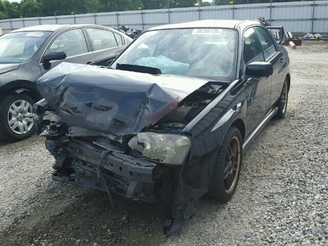 JF1GD29665G508581 - 2005 SUBARU IMPREZA WR BLACK photo 2