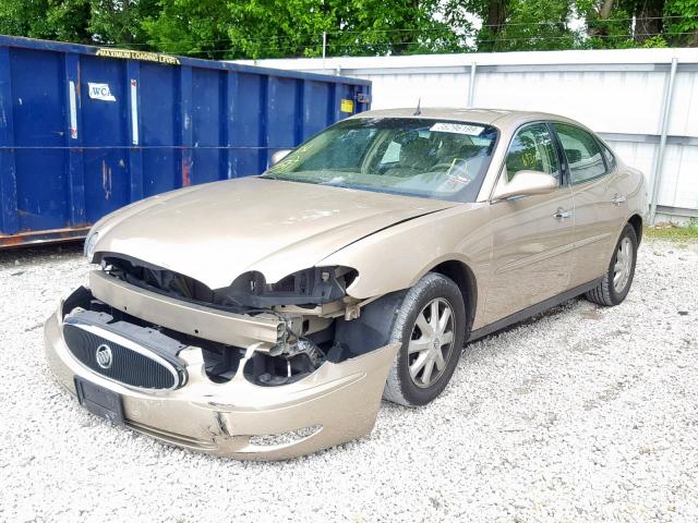 2G4WC562451296400 - 2005 BUICK LACROSSE C GOLD photo 2