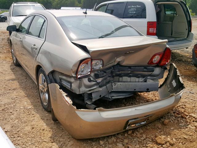 1G1ZC5EB1AF165634 - 2010 CHEVROLET MALIBU 1LT 棕色 照片 3