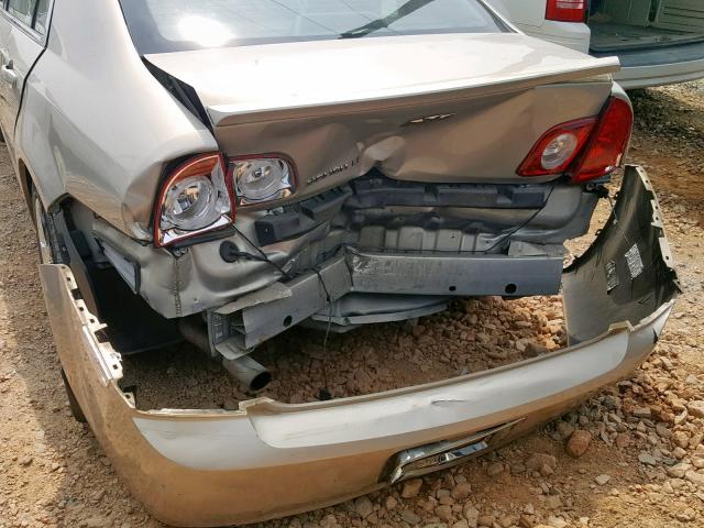 1G1ZC5EB1AF165634 - 2010 CHEVROLET MALIBU 1LT 棕色 照片 9