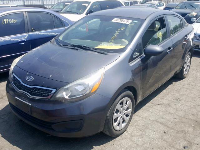 KNADN4A3XD6102229 - 2013 KIA RIO EX  photo 2