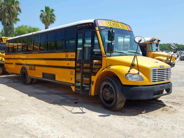 4UZABRDJ09CZ84585 - 2009 FREIGHTLINER CHASSIS B2 YELLOW photo 1