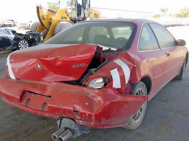 19UYA2259XL008466 - 1999 ACURA 3.0CL RED photo 4