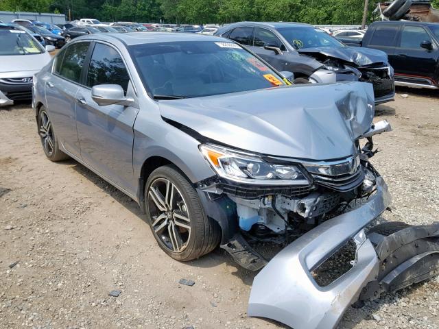 1HGCR2F95HA144638 - 2017 HONDA ACCORD EXL SILVER photo 1