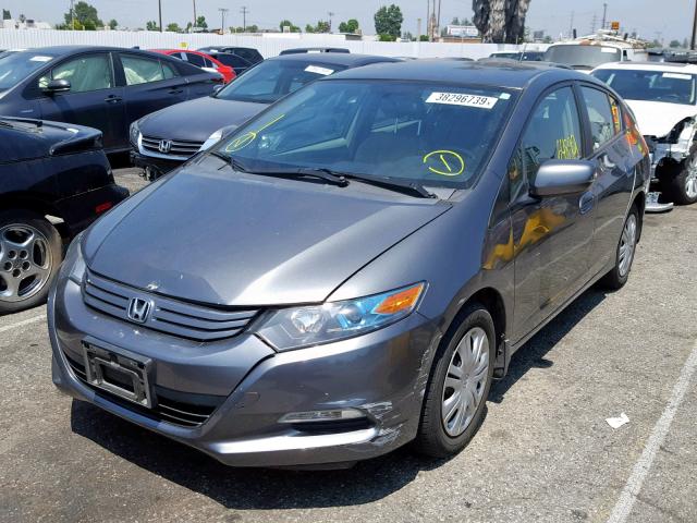 JHMZE2H52AS004544 - 2010 HONDA INSIGHT LX GRAY photo 2