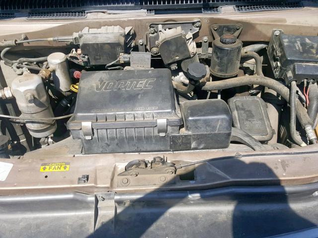 1GNDM19W7XB185799 - 1999 CHEVROLET ASTRO BROWN photo 7