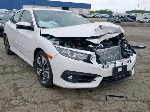 JHMFC1F75JX030954 - 2018 HONDA CIVIC EXL WHITE photo 1