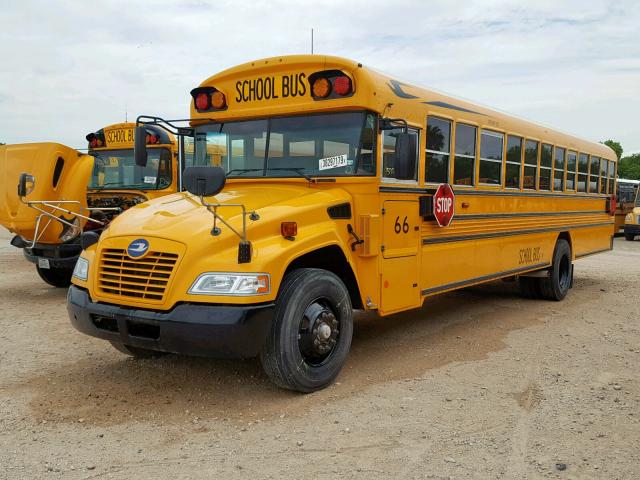 1BAKGCPA2GF319499 - 2016 BLUE BIRD SCHOOL BUS YELLOW photo 2