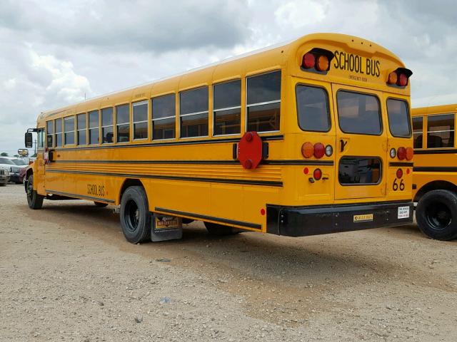 1BAKGCPA2GF319499 - 2016 BLUE BIRD SCHOOL BUS YELLOW photo 3