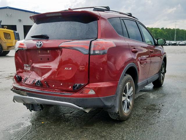 JTMWFREV9JD131147 - 2018 TOYOTA RAV4 ADVEN GRAY photo 4