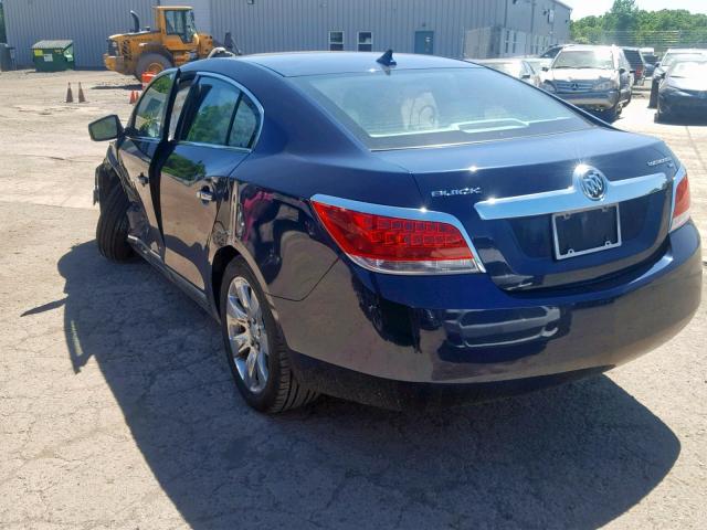 1G4GC5EG1AF317160 - 2010 BUICK LACROSSE C BLUE photo 3