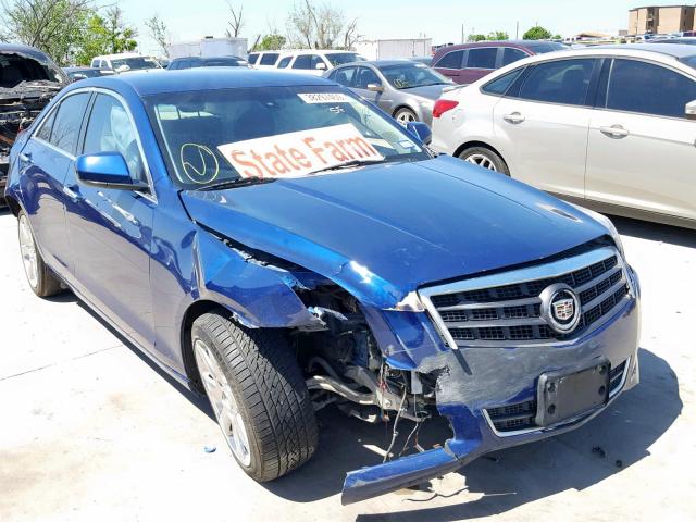 1G6AA5RA6D0124437 - 2013 CADILLAC ATS BLUE photo 1