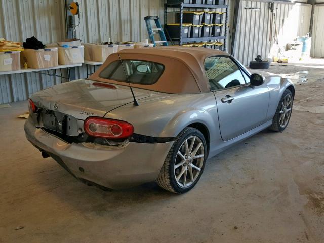 JM1NC2LF8B0213595 - 2011 MAZDA MX-5 MIATA SILVER photo 4