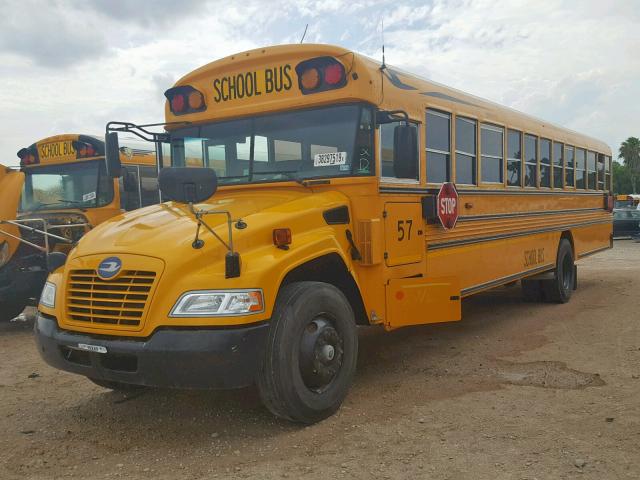 1BAKGCPA2GF319504 - 2016 BLUE BIRD SCHOOL BUS YELLOW photo 2