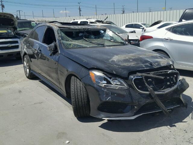 WDDHF5KB6EA902785 - 2014 MERCEDES-BENZ E 350 BLACK photo 1