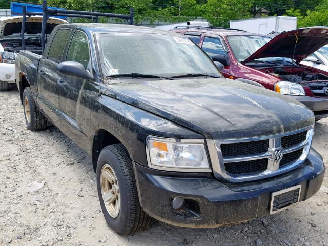 1D7HW48N68S581793 - 2008 DODGE DAKOTA QUA BLACK photo 1