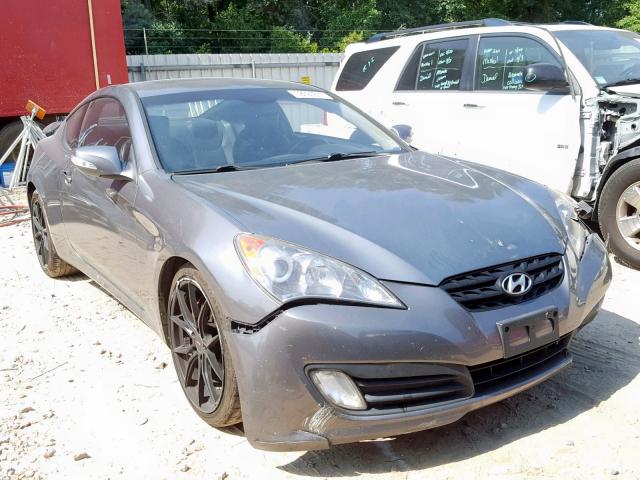 KMHHU6KH8AU022184 - 2010 HYUNDAI GENESIS CO GRAY photo 1