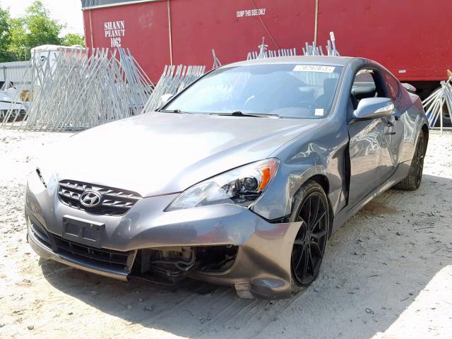 KMHHU6KH8AU022184 - 2010 HYUNDAI GENESIS CO GRAY photo 2