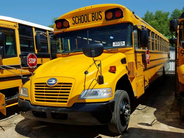 1BAKGCPAXGF319508 - 2016 BLUE BIRD SCHOOL BUS YELLOW photo 2