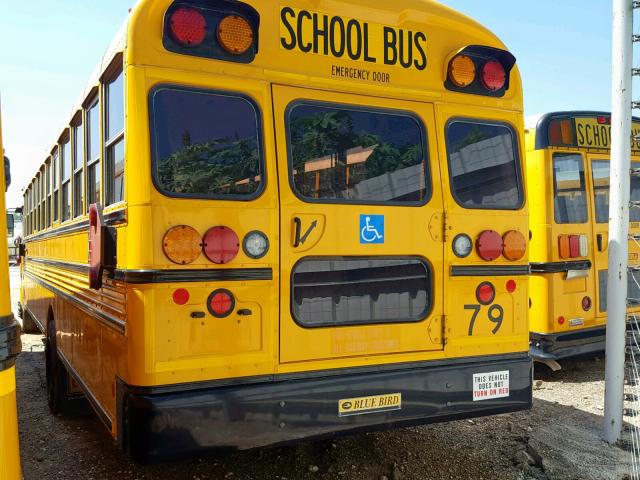 1BAKGCPAXGF319508 - 2016 BLUE BIRD SCHOOL BUS YELLOW photo 3