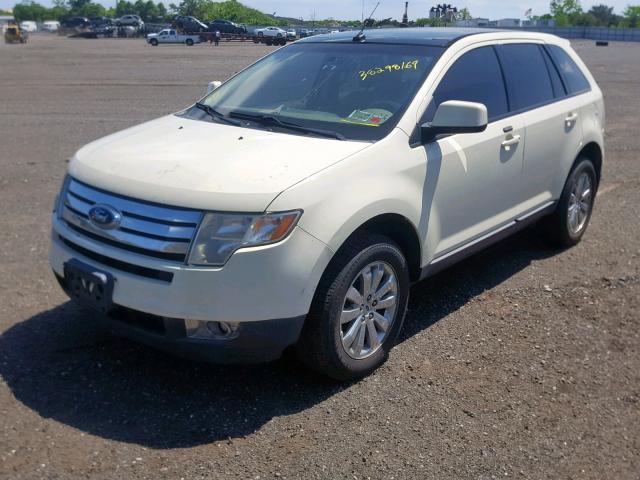 2FMDK39C27BB25905 - 2007 FORD EDGE SEL P BEIGE photo 2