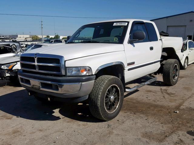 3B7KF23612M263469 - 2002 DODGE RAM 2500 WHITE photo 2